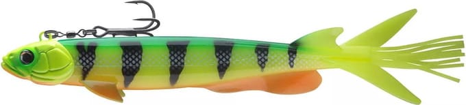 Daiwa 1 stuk Prorex V-Marley Pelagic Shad Fire tiger (21cm)