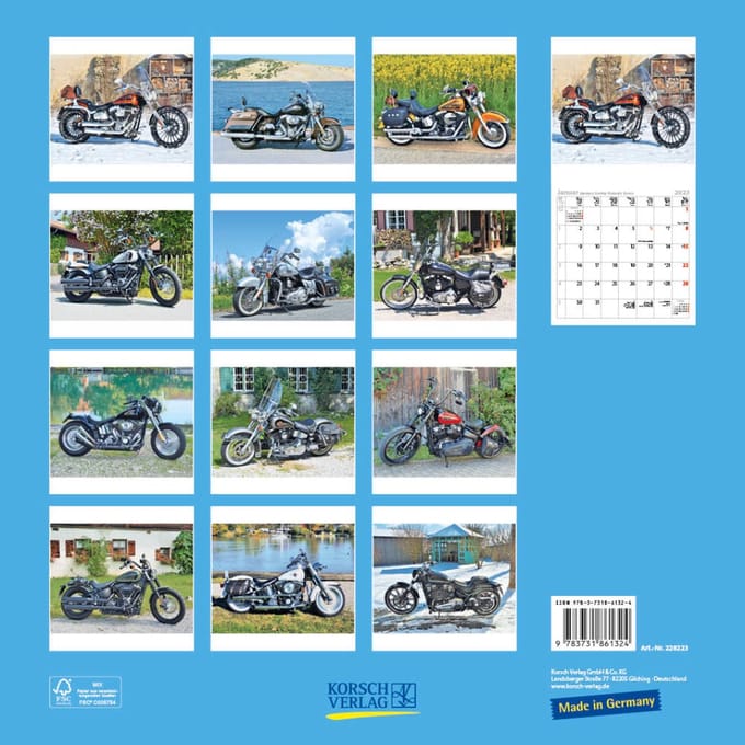Harley Davidson Kalender 2023
