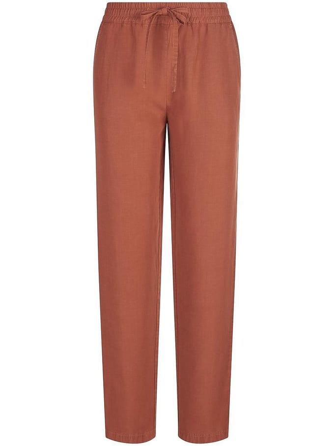Enkellange broek Van Peter Hahn bruin