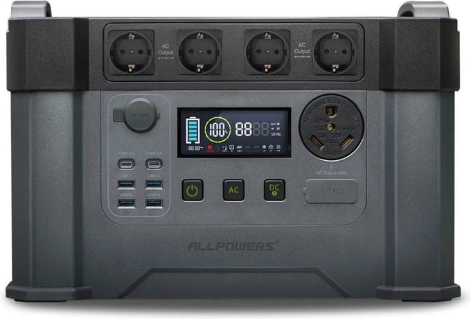 ALLPOWERS S2000 Portable Power Station 2000W 1500Wh