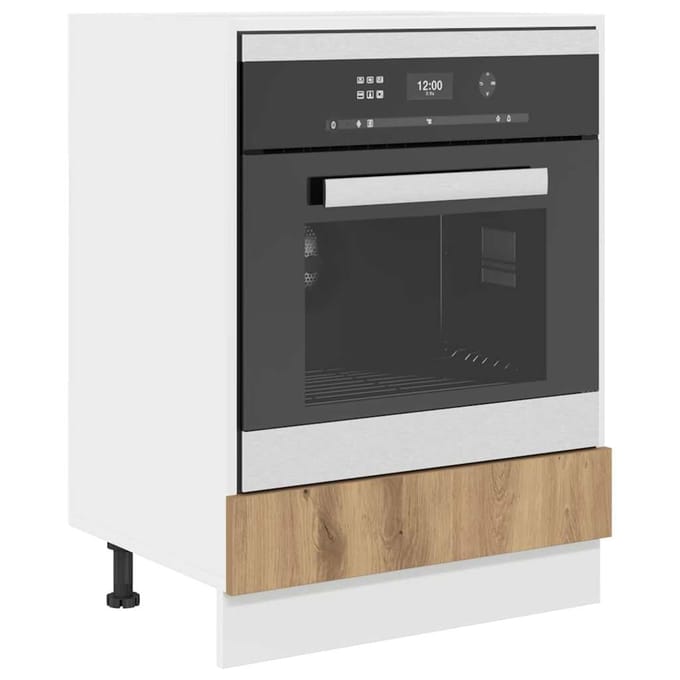 vidaXL Hangkast Artisan Eiken 60 x 46 x 81,5 cm Bewerkt hout