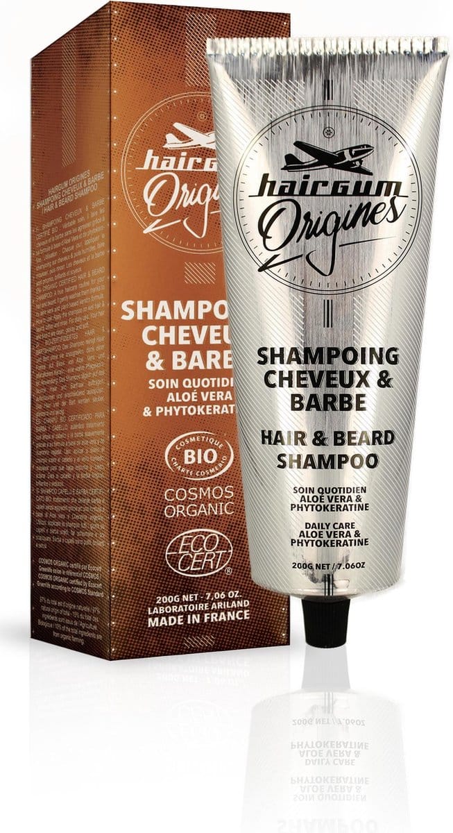 Hair & Beard Shampoo BIO Hairgum - Origines - 200 gr