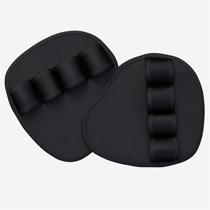 Gorilla Sports Grip Pads Set van 2 – Antislip Neopreen – 12x12 cm – Zwart