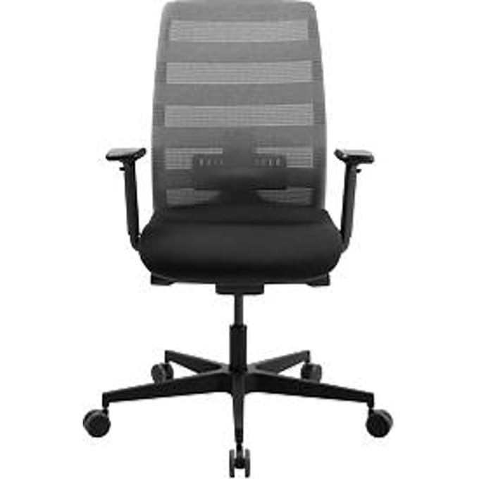 Schäfer Shop Select SSI PROLINE NEW WORK bureaudraaistoel, grijs mesh, zwart frame