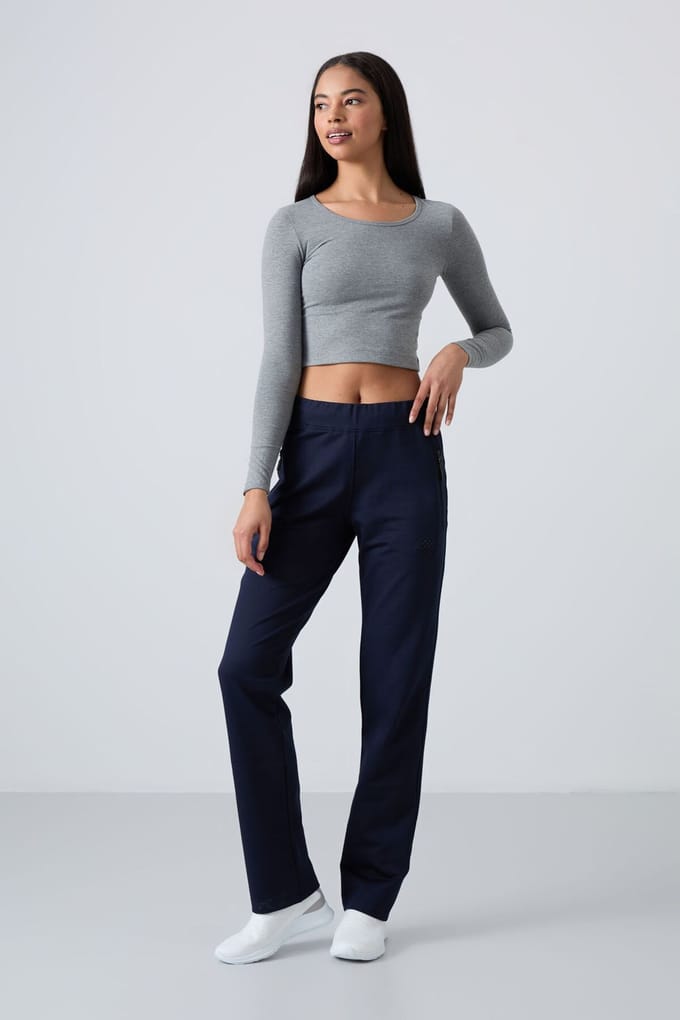Dames Rechthanging Fleece Sweatpants