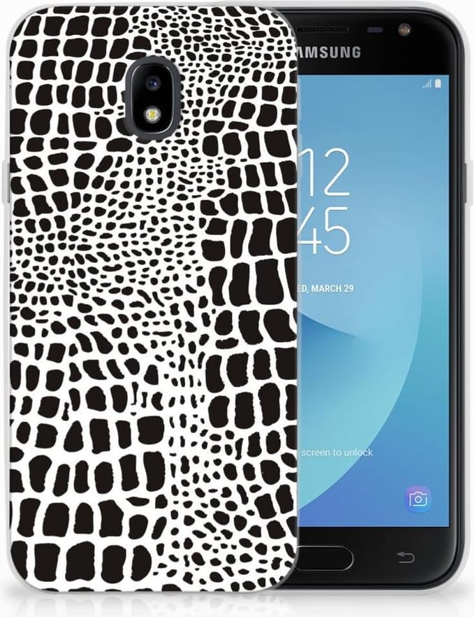 Samsung Galaxy J3 2017 TPU Hoesje Slangenprint