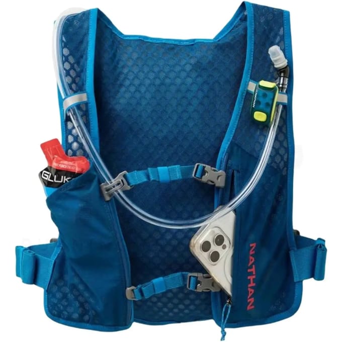 Nathan Quickstart 3.0 3 Liter Hardlooprugzak - Blauw / Rood | Maat: ONE SIZE