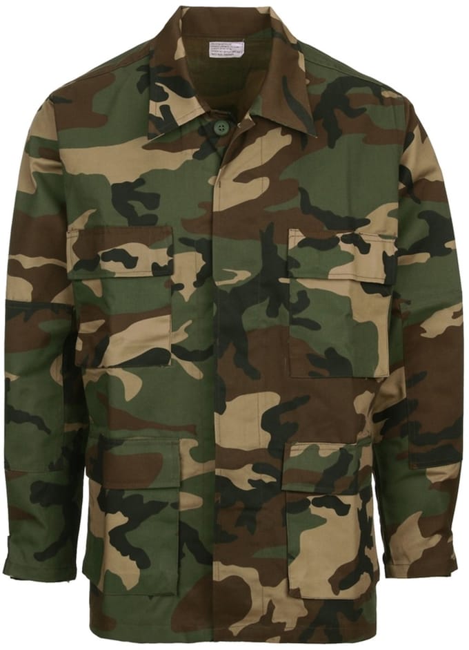 Fostex BDU binnen jas woodland camo