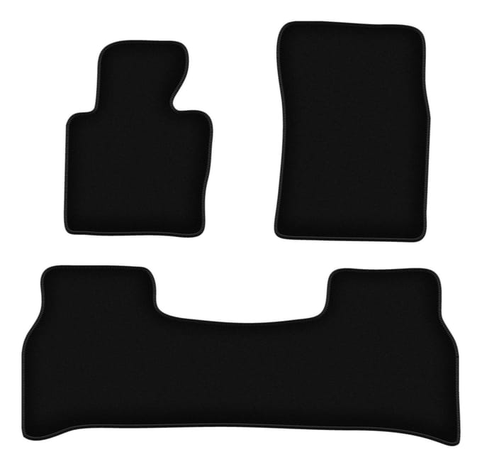 BASIC zwarte veloursmatten voor: Range Rover III L322 Vogue SUV (2001-2012)