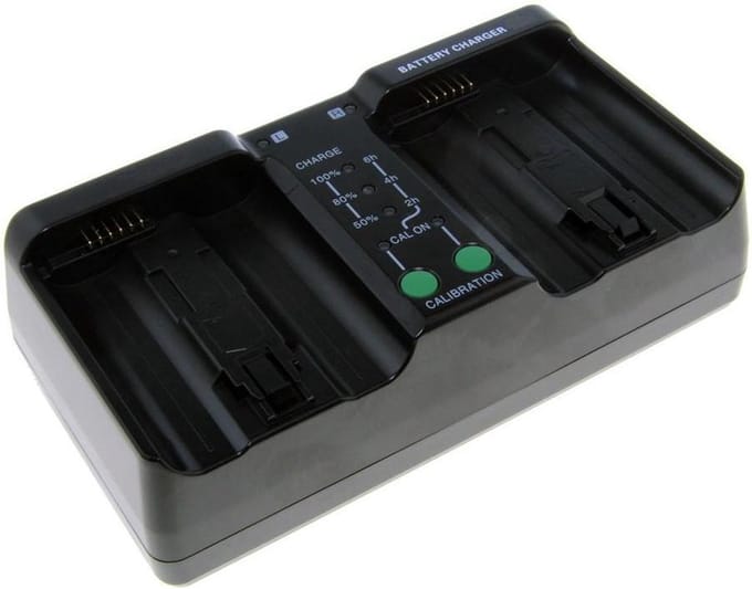 Huismerk Duo oplader voor 2 camera accu's Canon LP-E4 en LP-E4N