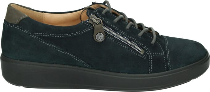 Ganter - 203432 - Dames veterschoenen - Kleur: Blauw - Maat: 37