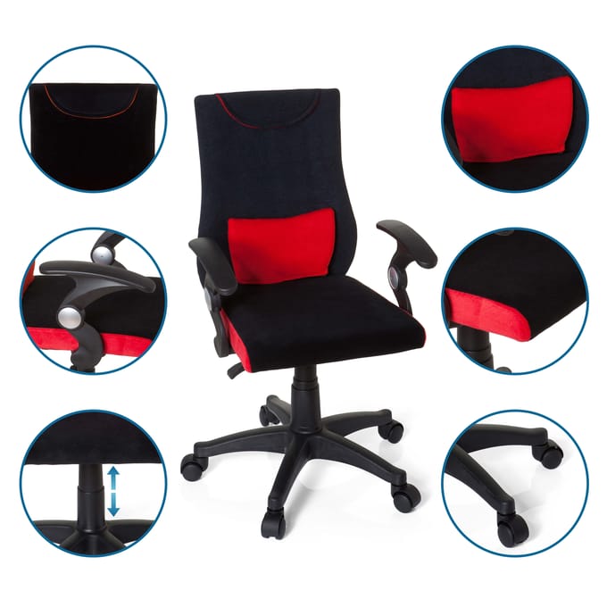 hjh office Kiddy Pro - Bureaustoel - Kinder - Roze