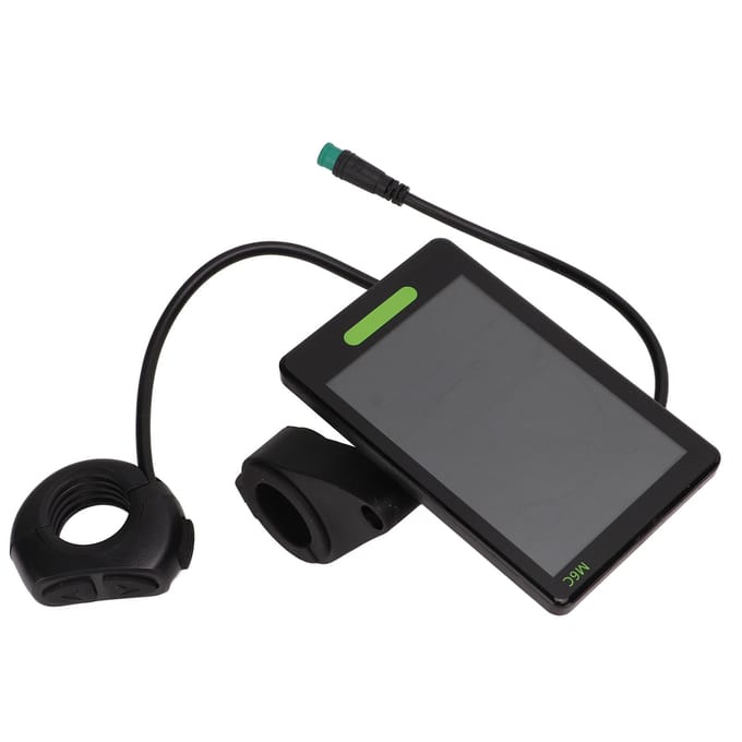 Elektrische Fiets Display Meter Groot Scherm M6C LCD Scooter Display Bedieningspaneel Met Waterdicht gray