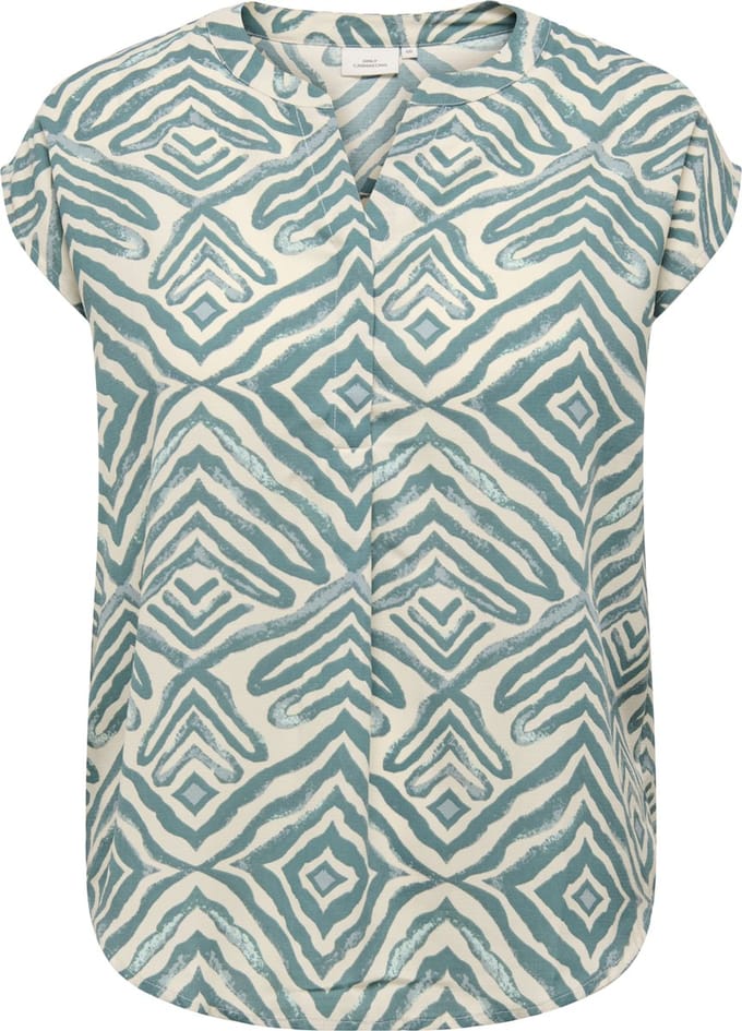 ONLY CARMAKOMA - CARSHILLA SL SHIRT AOP BS - Dames - Blouses