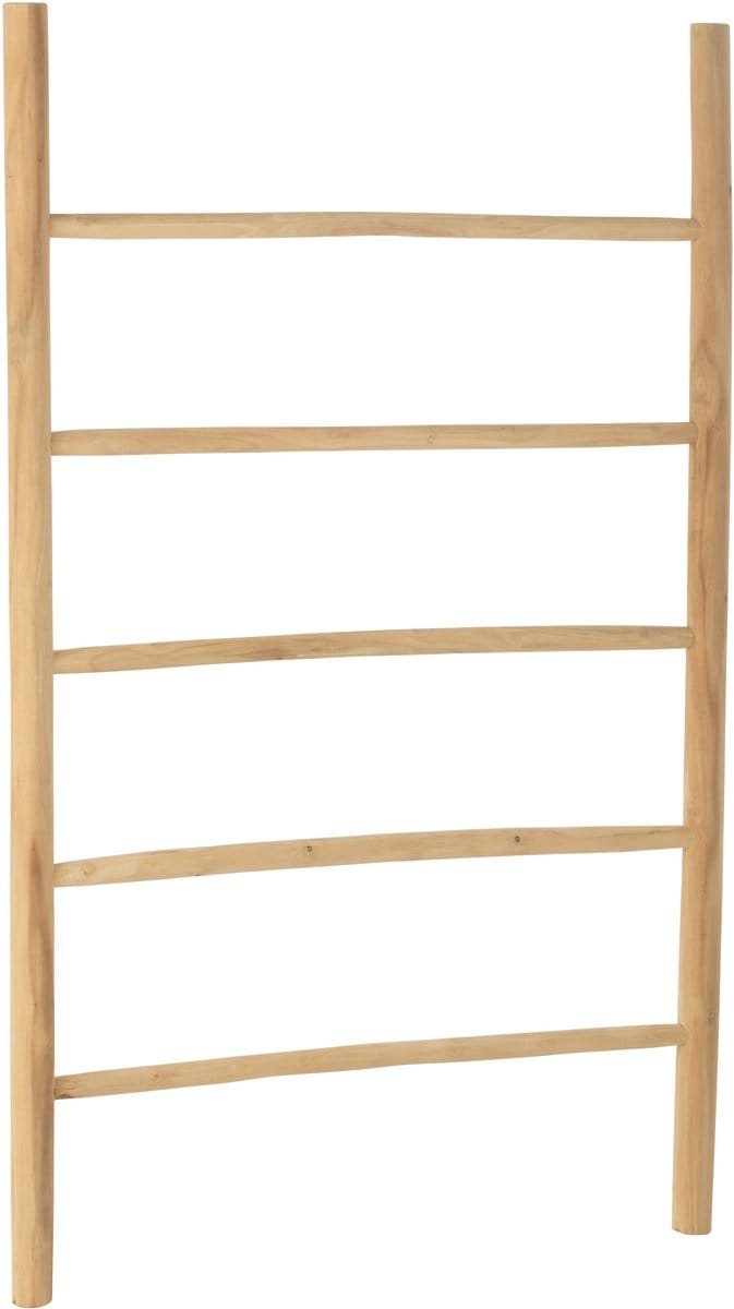 J-Line decoratie Ladder 5 Treden - hout - naturel
