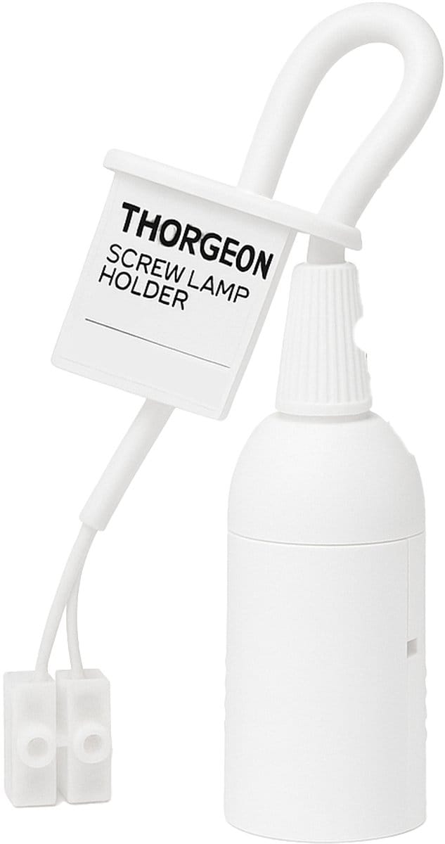 Thorgeon E27 Lamphouder - Verhuisfittingen - 230V - Wit