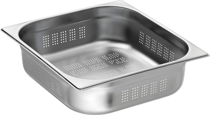 GN-bak | 2/3 GN | 10cm hoog | geperforeerd | Bartscher | A103100