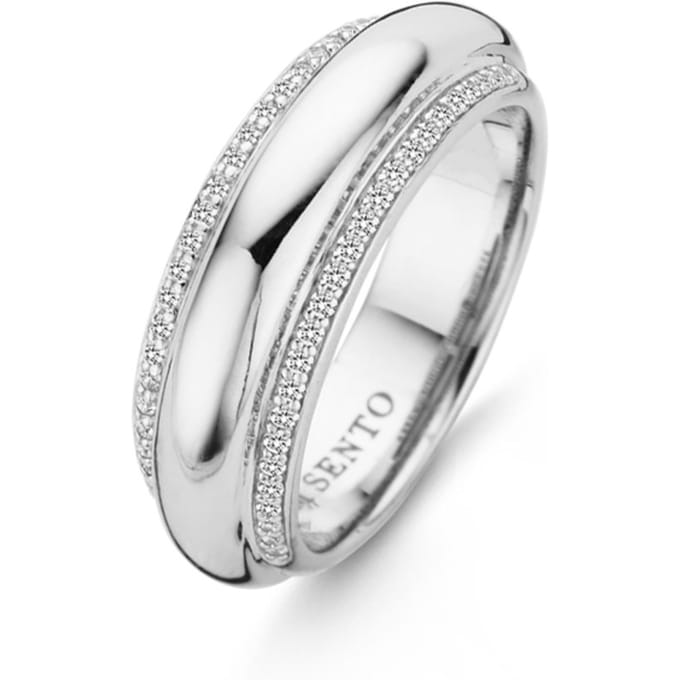 TI SENTO - Milano Ring 12143ZI - Ringmaat: 17.75 mm / maat 56