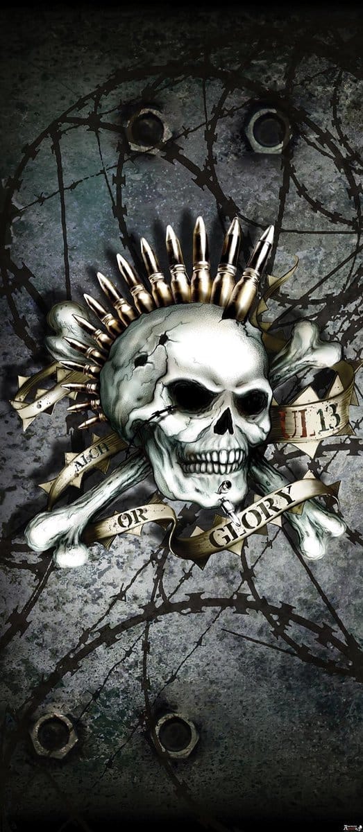 Alchemy Skull Ammunition Photo Wallcovering