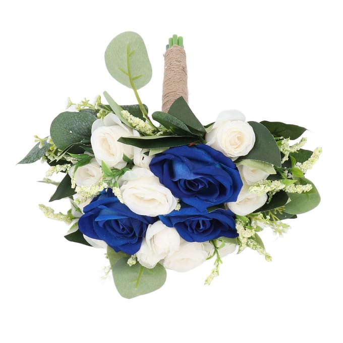 Bruidsboeket Kunstbloemen Boeket Romantisch Bruids Handboeket voor Feest wit