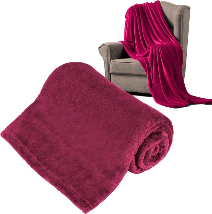 Teesa - Serie Grub - Warme Fleece Deken - 150x200 cm - Oeko-Tex Certificaat