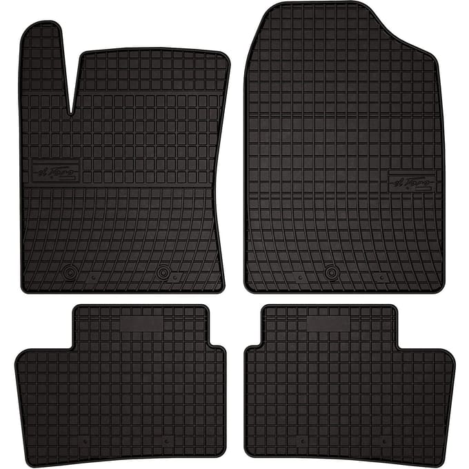 Wielganizator SolidPRO Serie - Auto Rubbermatten - Hyundai i10 II Hatchback - 2013-2019 - Zwart