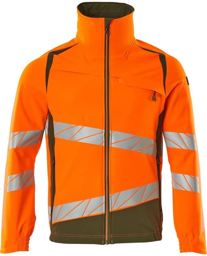 Mascot Accelerate Safe Jas 19009-511 - hi-vis oranje/mosgroen - 2XL