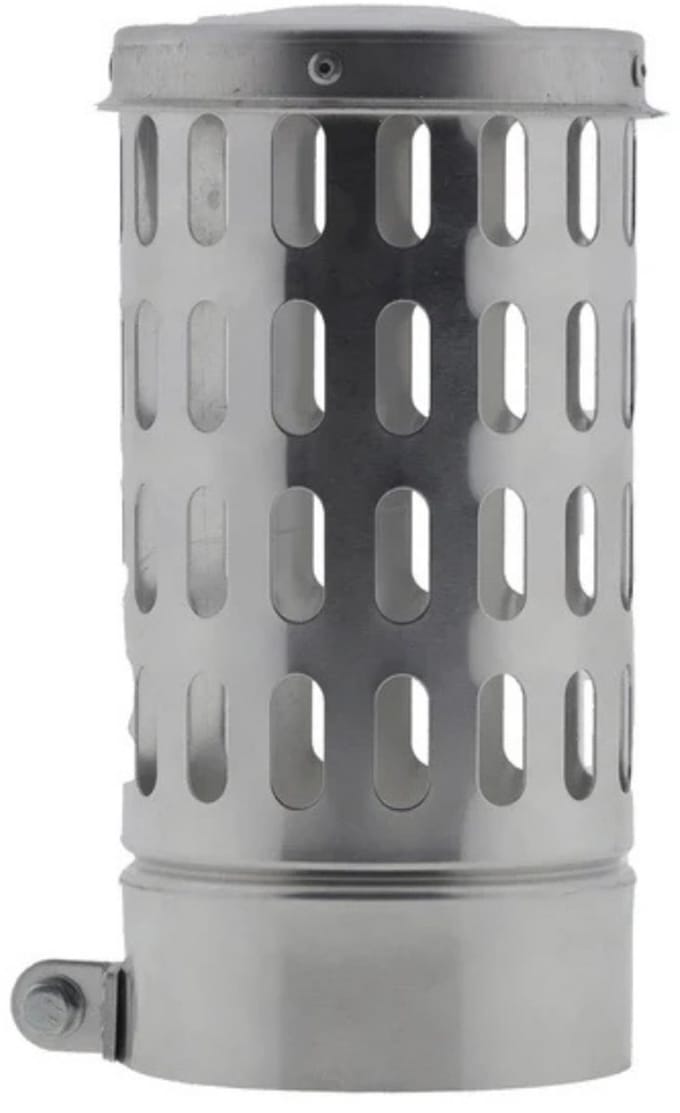 Aluminium Kraaienkap Ø80 mm