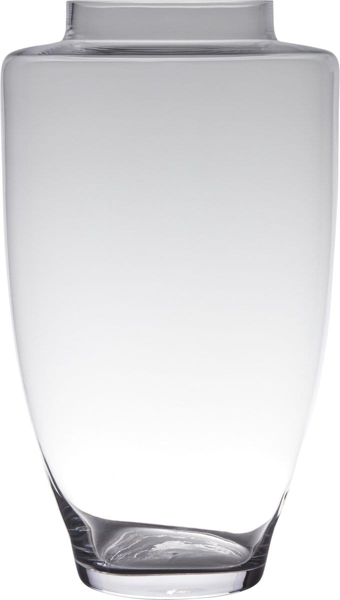 Hakbijl Glass Boeket vaas/bloemenvaas groot - D26 x H45 cm - transparant glas