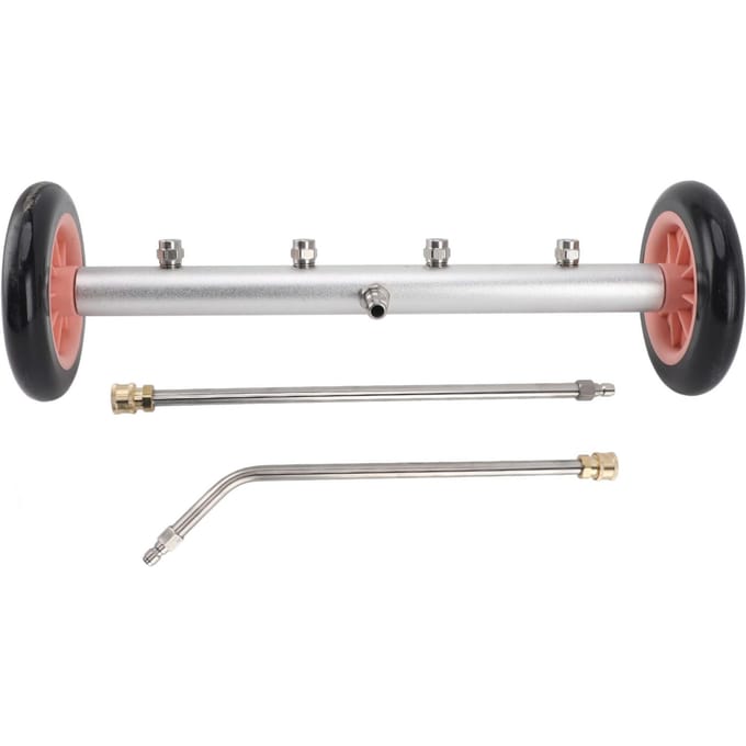 Onderwagenreiniger 16 inch 4000PSI Hogedruk Onder Auto Wassen Waterbezem met Verlengstang