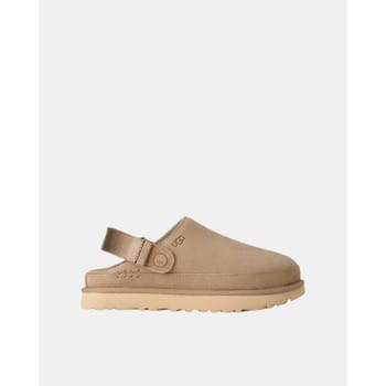 UGG® Goldenstar Clog for Women in Tan, Size 3, Suede/Polyester