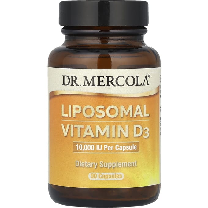 Dr. Mercola, liposomale vitamine D3, 10.000 IE, 90 capsules