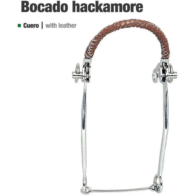 Leren hackamore voor paard Zaldi 251714