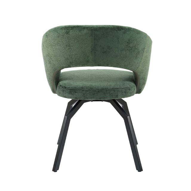 PTMD - Eetkamerstoel Aranea - Groen - 63x62x81cm