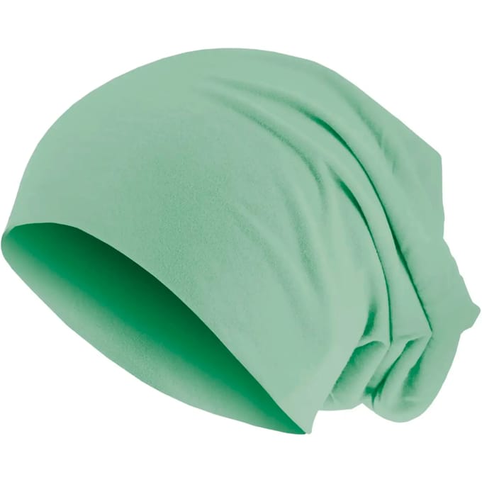 MSTRDS - Pastel Jersey Beanie lt.mint one size Beanie Muts - Groen