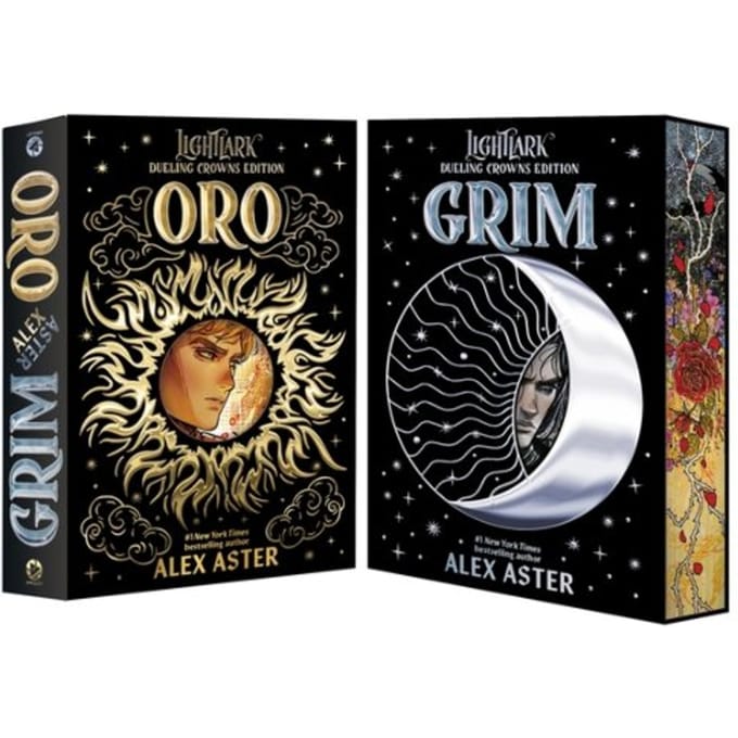 Grim And Oro: Dueling Crowns Edition (A Lightlark Saga Deluxe Companion Book) - The Lightlark Saga - Alex Aster