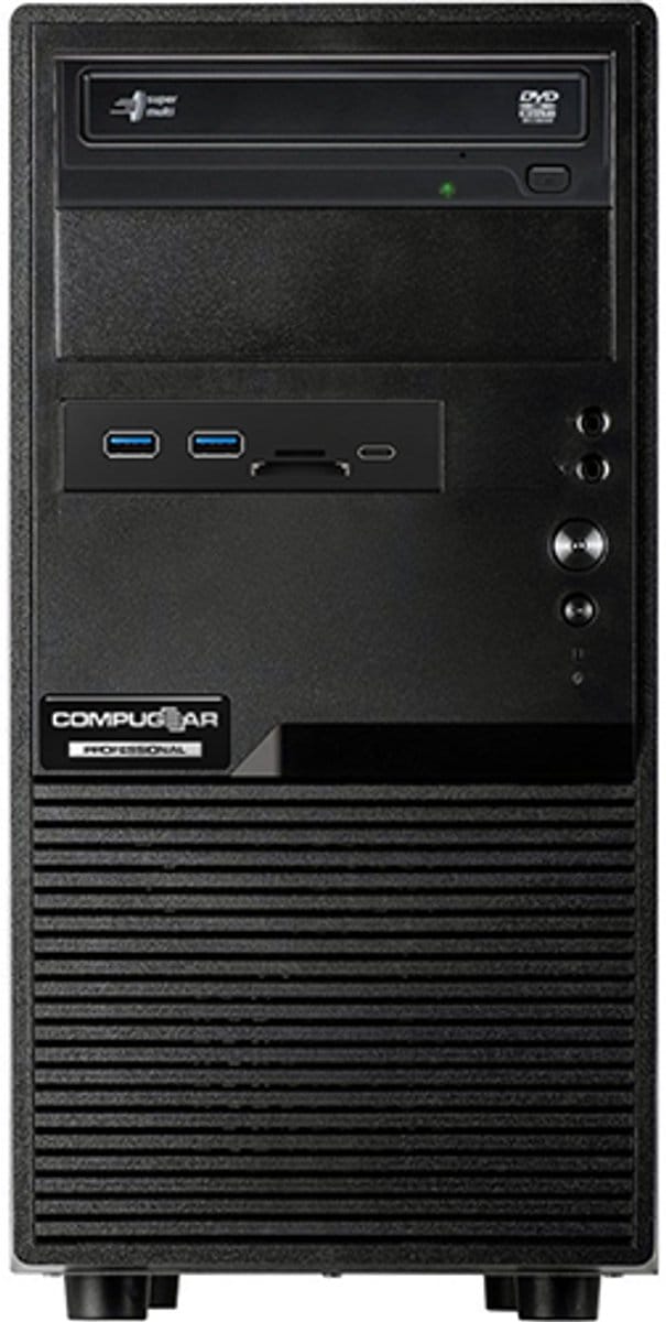Core i9-F - RTX 5060 - 64GB RAM - 2TB M.2 SSD - WiFi - Bluetooth - CD/DVD-drive - Cardreader - Windows 11 Pro (COMPUGEAR P-375231)
