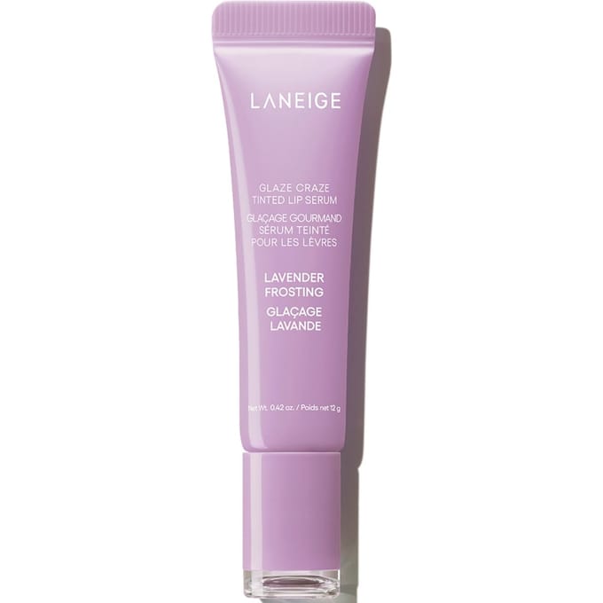 LANEIGE Glaze Craze Tinted Lip Serum - Lavender Frosting 12g