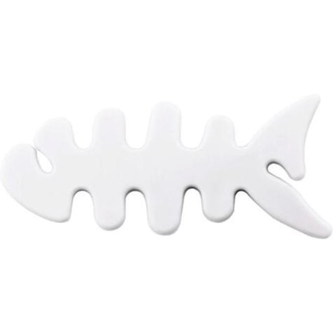 Hurtel Serie - Kabelorganizer Visvorm - Wit - Stijlvol Design