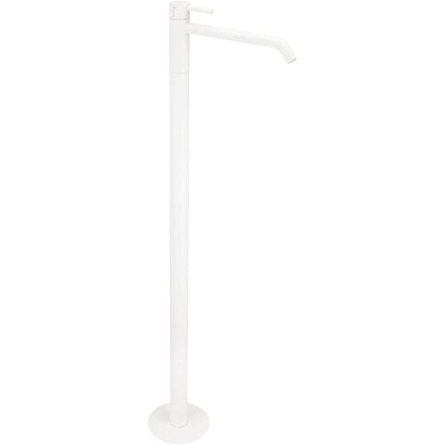 Herzbach DEEP WHITE basin pillar mixer 23.203810.1.07