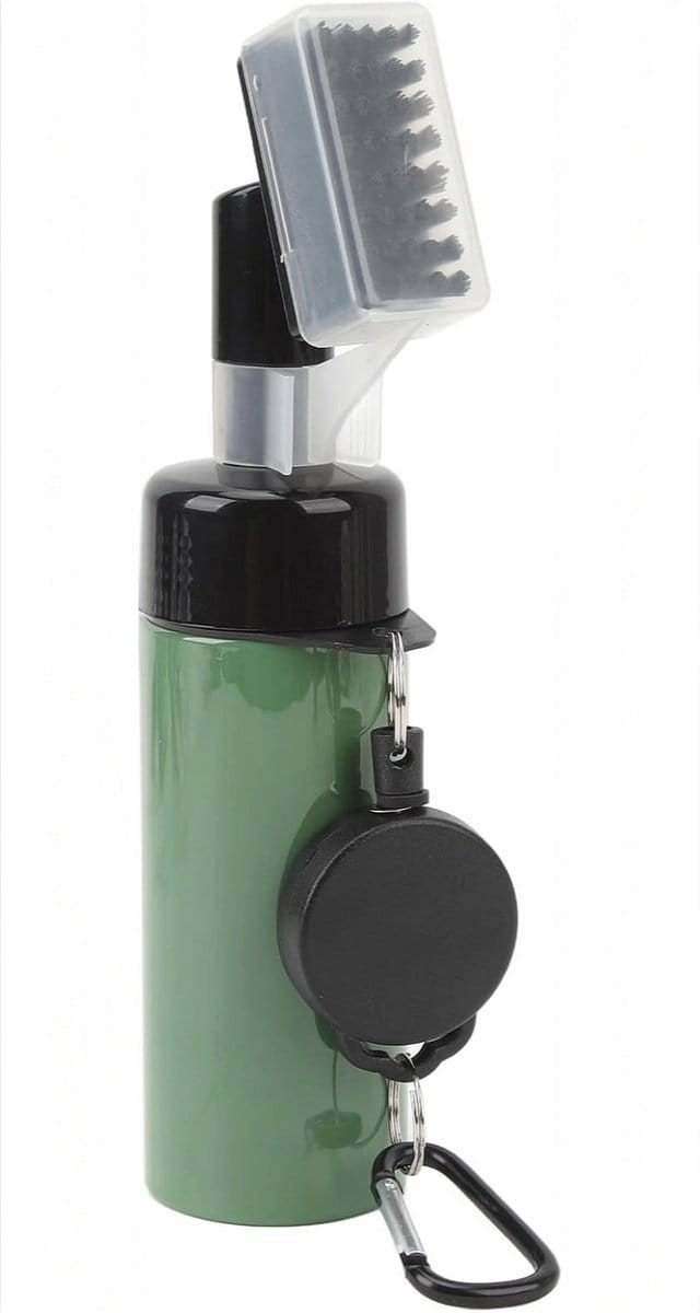 Stripe golfborstel met waterreservoir 150 ml en uittrekkoord
