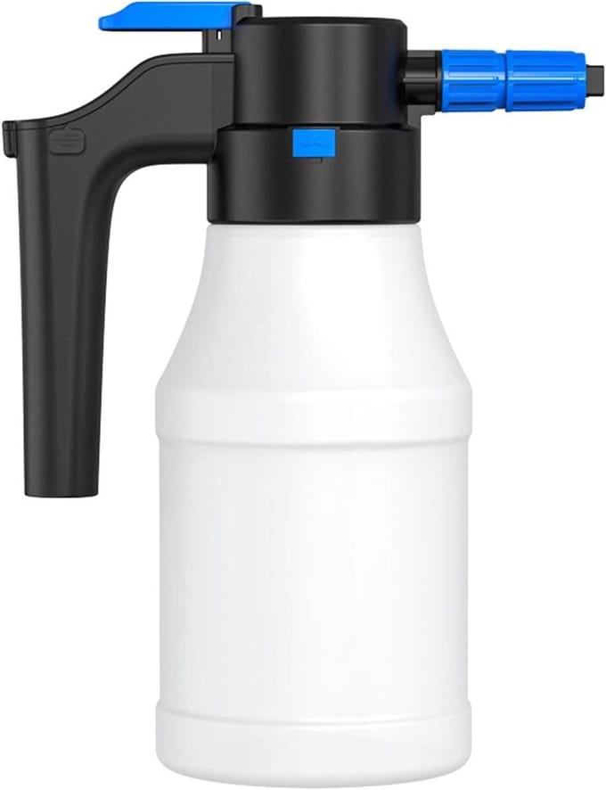 Schuimsproeier Elektrisch - Schuimkanon Draadloos - Auto Reinigen - USB Type C Opladen - 1.5 Liter - Wit