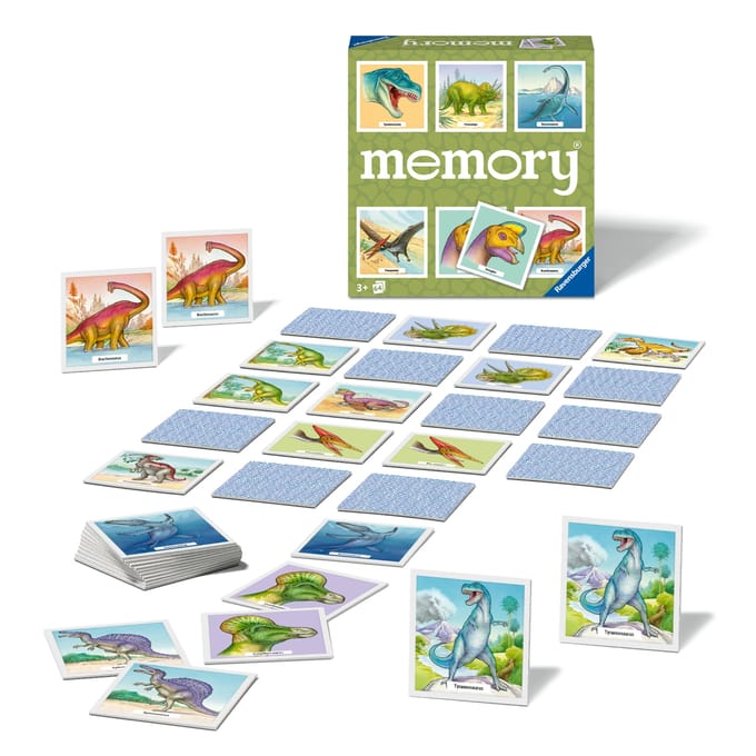 Educatieve spelletjes grand memory® dinosaurussen Ravensburger