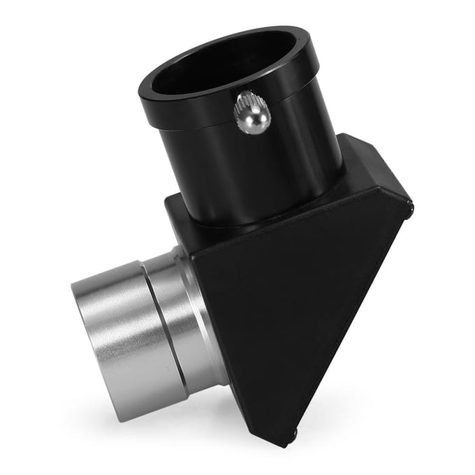 Astronomische telescoop oculair 45 / 90 graden diagonaal omkeerprisma 1.25IN Zenith-spiegel voor 90 degree gray