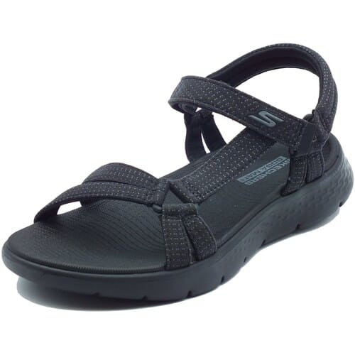Skechers Go Walk Flex Zandal - Sublime - Dames Sandalen - Zwart