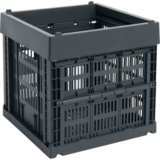 HAY Kleur Krat Mand Kubus - HAYCrateCharcoal