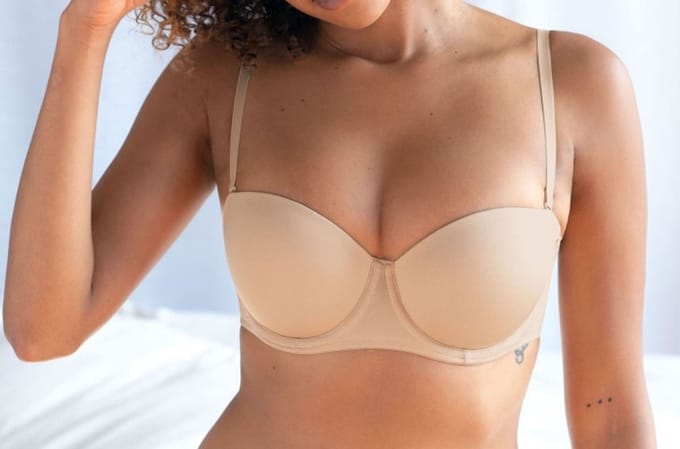 Dorina Balconette BH - Strapless - Michelle - 75A - Beige
