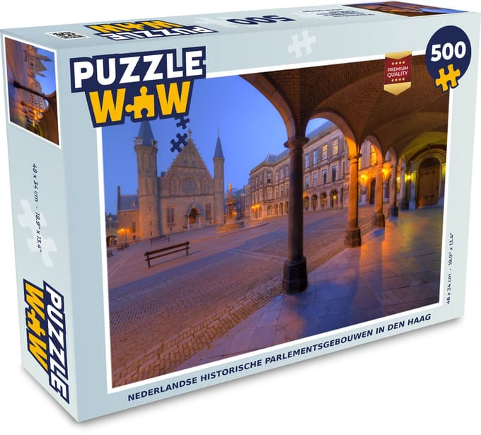 Puzzel Den Haag - Binnenhof - Plein - Legpuzzel - Puzzel 500 stukjes