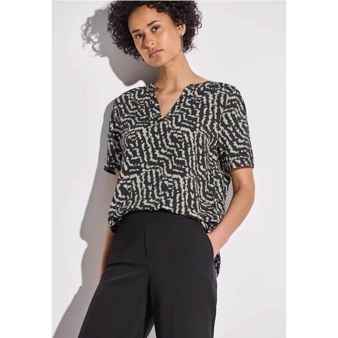 Bedrukte blouse