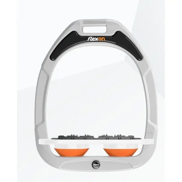 Platte Ultra Grip Beugels Wit/Wit/Oranje Flex-On Green Composite